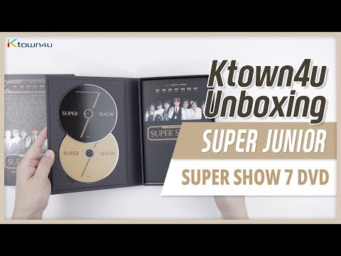 Unboxing SUPER JUNIOR "SUPER SHOW 7 DVD" スーパージュニア 슈퍼주니어 슈퍼쇼7 언박싱 Kpop Ktown4u
