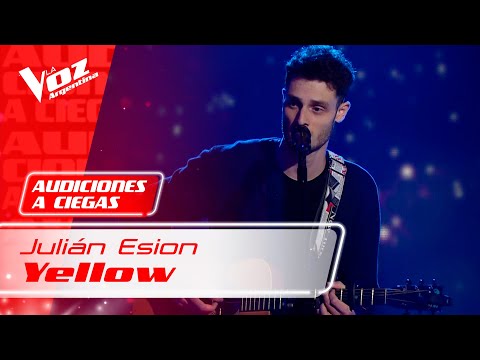 Julián Esion – “Yellow” – Audiciones a Ciegas – La Voz Argentina 2021