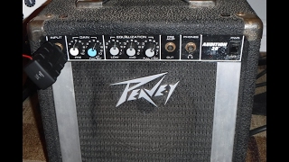 Video thumbnail for Peavey Audition 20 12 Watt guitar amp gets over drums with ease by Kevys RC & Music