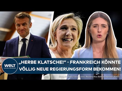 FRANKREICH: Marine Le Pen gewinnt die Europawahl - Regierung könnte Cohabitation als System erhalten