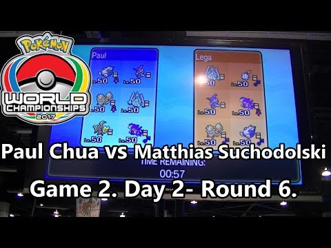 Paul Chua vs Matthias Suchodolski Pokemon World Championships 2017 Game 2, Round 6