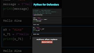 This Python Code Looks Different… But Does the Exact Same Thing! | Python for Defenders #1 #python