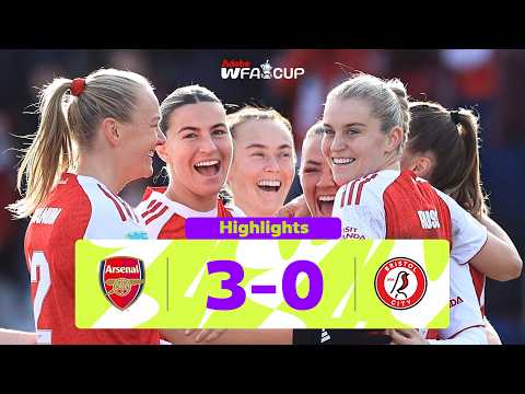 GUNNERS MARCH ON | Arsenal (3-0) Bristol City | Fifth Round | Adobe Women's FA Cup 2025-26