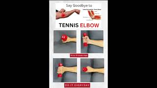 Say Goodbye to Lateral Epicondylitis Tennis Elbow