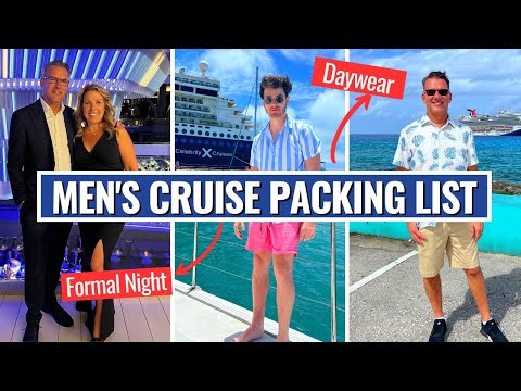Thumbnail for WHAT TO PACK FOR A CRUISE FOR MEN: Cruise Dress Codes, Clothing & Essentials