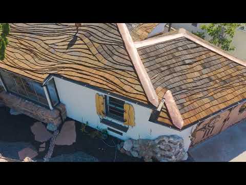 Drone Photography: CeDur Roofing - Storybook-Like House in Normal Heights - Drone Company San Diego