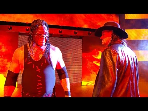 The Undertaker and Kane stand together, moments after SmackDown LIVE: Nov. 15, 2016