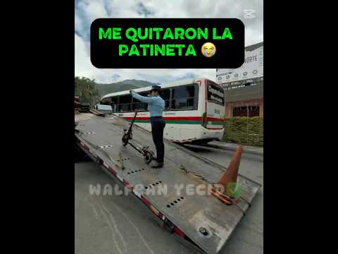 La poli me quito  la patineta 😭