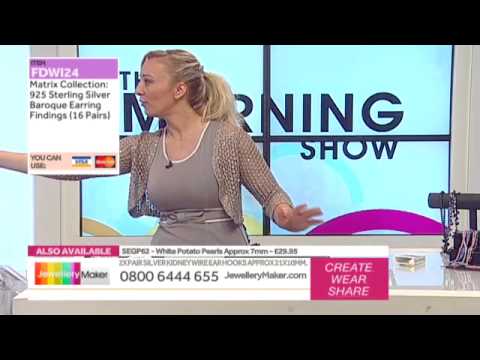 How To Make Gemstone Jewellery - JewelleryMaker LIVE (AM) 07/05/2015