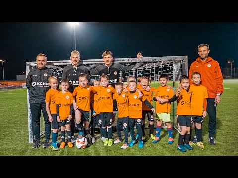 Łukasz Łakomy i Tomasz Makowski na treningu grupy U-8