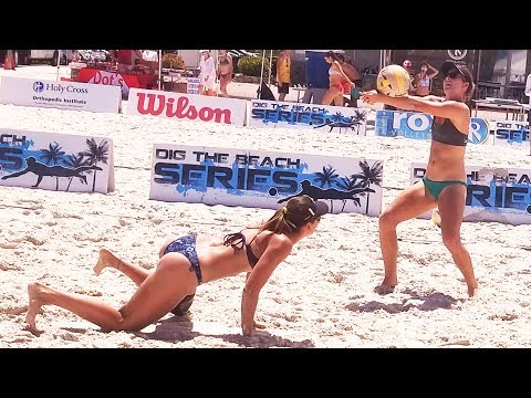 WOMEN'S BEACH VOLLEYBALL | Women's Open Game 5 | Dig the Beach | Fort Myers FL Video