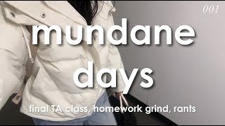 day in the life of a physics graduate student, final TA class, homework grind, rants 🤍 | PhD Vlog 🎓