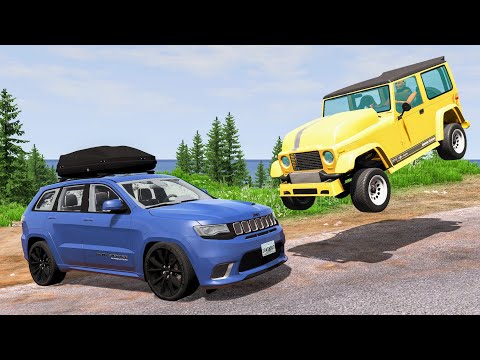 Realistic High Speed Car Crashes #59 - BeamNG Drive | CrashBoomPunk