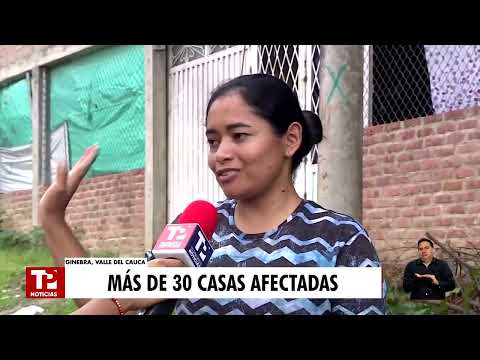 Vendaval en Ginebra deja 33 familias afectadas por intensas lluvias