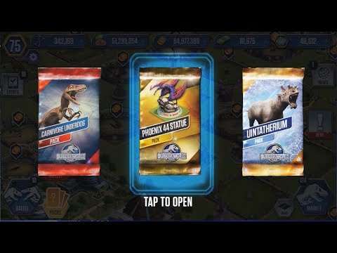 Jurassic World - Phoenix 44 Statue & Uintatherium Packs