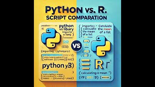 Comparing  R and Python codes - structures of codes