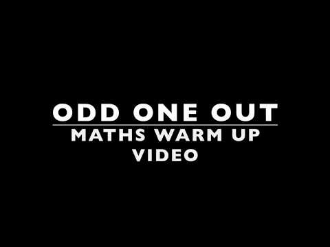 Odd One Out Game - Mental Maths Warm Up Challenge!