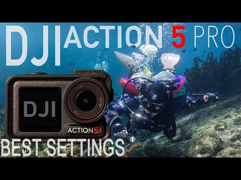 DJI Action 5 Pro BEST SETTINGS UNDERWATER