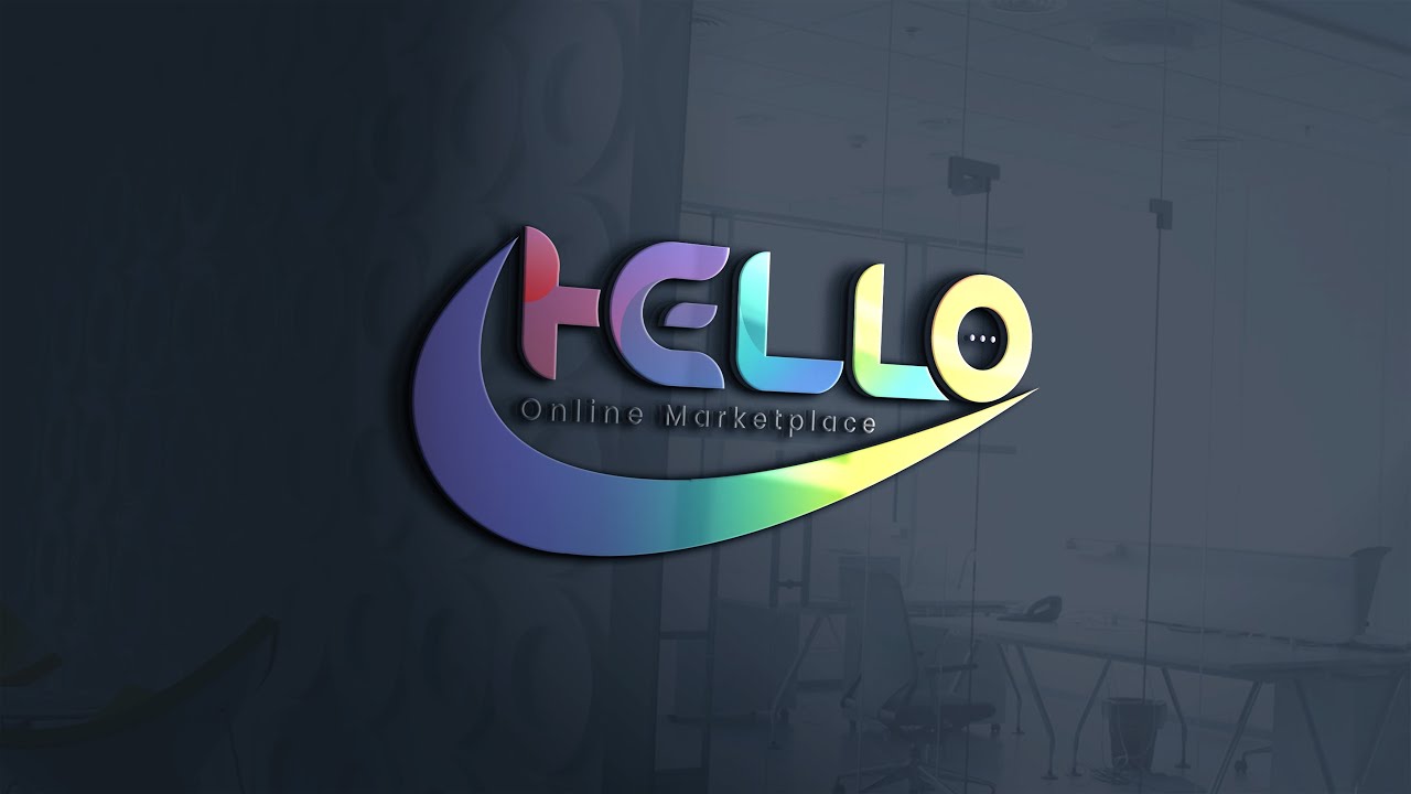 Online Marketplace Logo Design Tutorial in Adobe Photoshop