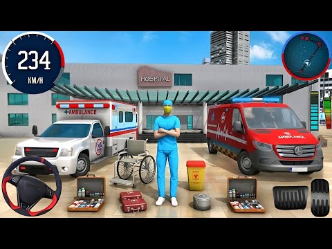 Ambulance City Rescue Simulator - 911 US Emergency Ambulance Driving 3D - Android Gameplay