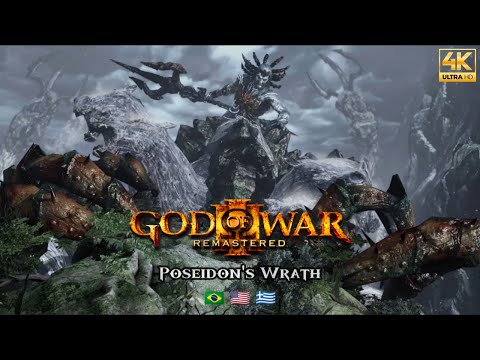 Poseidon's Wrath | Lyrics ENG & PT - BR | God of War III - Soundtrack | 4K 60FPS