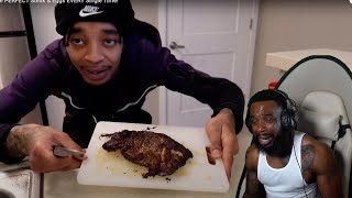 Flight THAT IS BURNT! How To Cook The WORST Steak & Eggs EVERY Single Time! Reaction