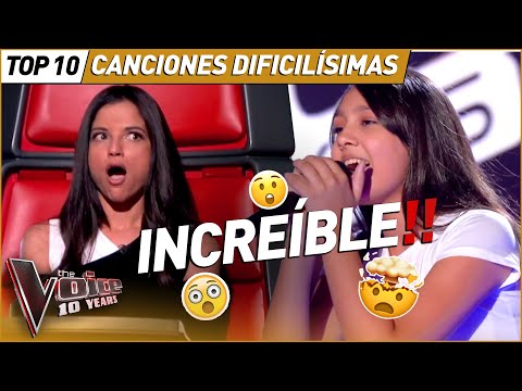 Dejaron a TODOS SORPRENDIDOS con estas canciones tan DIFÍCILES en La Voz Kids