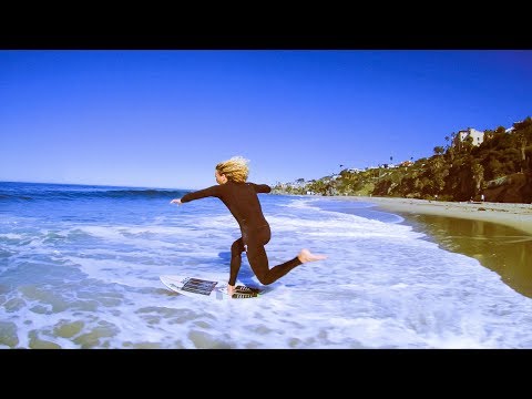 GOING THE DISTANCE | How to reach waves on a Skimboard W/ Blair Conklin