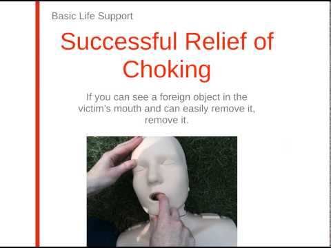 8. BLS - Relief of Choking