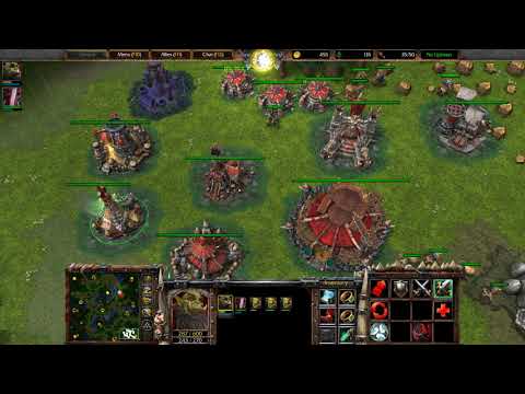 Warcraft 3 Reforged Beta Gameplay, Orc 1v1 on Terenas Stand, 1080p60, Max Settings