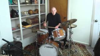 afro-cuban rumba for drumset in 12/8 - 2