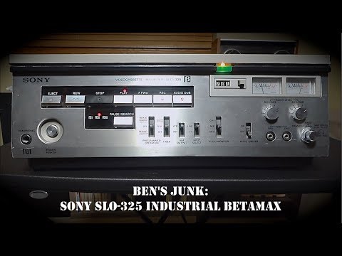 Oddity Archive: Episode 194.5 – Ben's Junk: Sony SLO-325 Industrial Betamax
