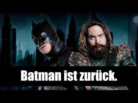 Batman mobbt Aquaman - Batman fires Aquaman - Bat-canned (German/Deutsch)