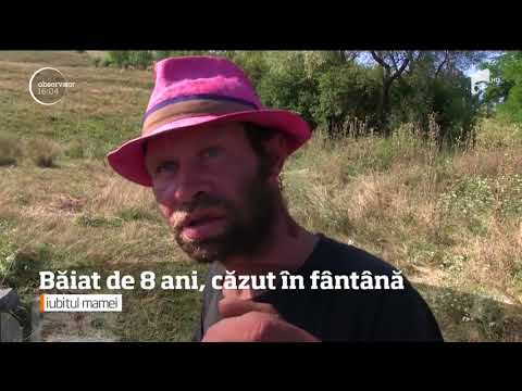 Baiat de 8 ani, cazut in fantana