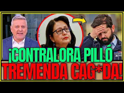 ¡¡GRAVÍSIMO!! Contralora PILLÓ TREMENDO CAG*ZO de Boric tras VACUNAR A GENTE MUERTA