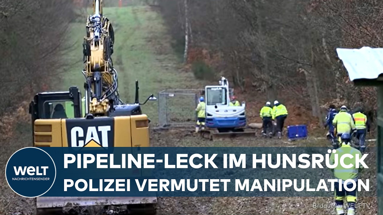 DEUTSCHLAND: Diesel aus Pipeline im Hunsrück – Polizei vermutet Manipulation statt Anschlag!