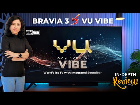 Vu 108cm (43 inches) Vibe Series QLED 4K Google TV 43VIBE24 (Black)