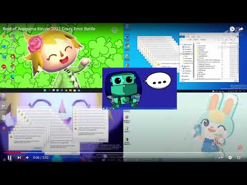 Windows Araiguma Alice Kiruno (4) Vs Windows 8.1 (1) Crazy Error Full Battle Version