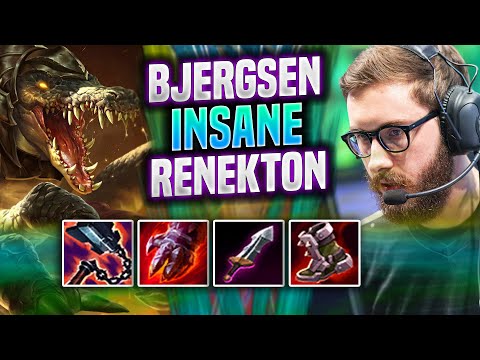 BJERGSEN IS INSANE WITH RENEKTON! - Bjergsen Plays Renekton MID vs Irelia! | Patch 11.22