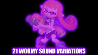 21 Inkling Girl WOOMY Sound Variations in 16 Seconds