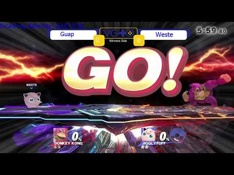 Smashing Saturday 9/30 Winners Side: Guap (DK) vs. Weste (Puff, Wario)