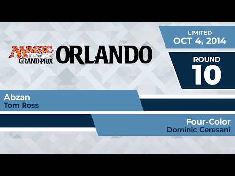GPOrlando: Round 10 - Tom Ross vs Dominic Ceresani | Limited