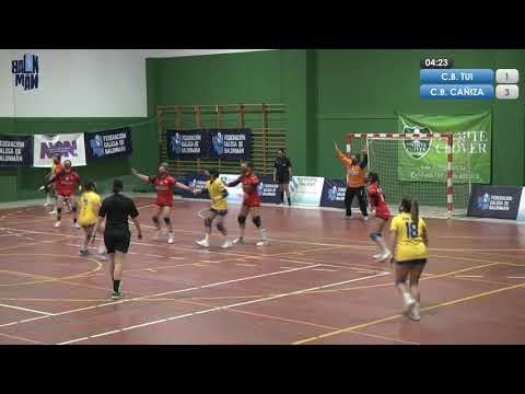 1ª AUTONÓMICA FEMININA: CLUB BALONMAN TUI  - BALONMAN SAEPLAST CAÑIZA