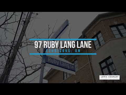 97 Ruby Lang Lane, Etobicoke, Ontario