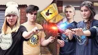 HARRY POTTER WAND DUEL! ft. TheBakeey, Seamus Gorman & LaurasAlwaysPottering
