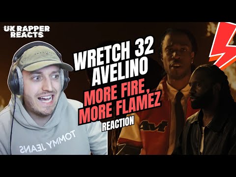 RAPPER REACTS to WRETCH 32 x AVELINO - More Fire, More Flamez | UK Rap Music Reaction | Zee TV