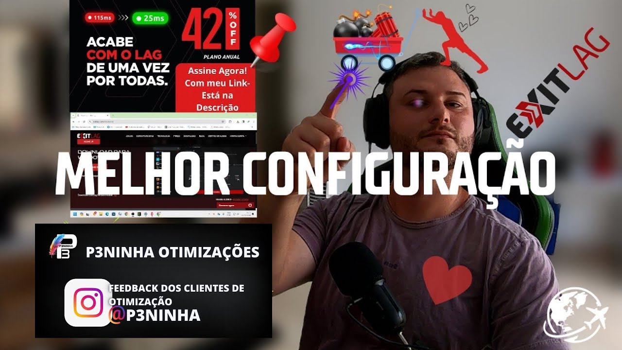 EXITLAG - A MELHOR CONFIGURAÇÃO DE 2024 E O QUE É TCP E UDP | ACESSE O LINK DESCRIÇÃO