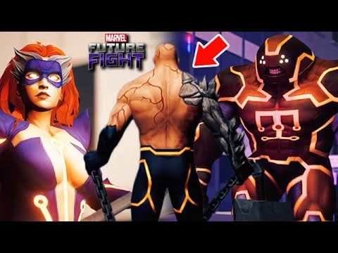 TRIPLE SNEAK PEEK!!! Juggernaut Titania Absorbing Man - Marvel Future Fight