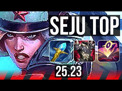 SEJUANI vs IRELIA (TOP) | 1000+ games, Rank 14 Seju | KR Master | 25.23
