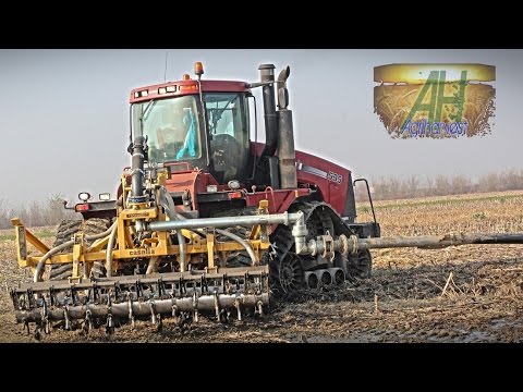 SLURRY INJECTING w/ umbilical System with Case IH Quadtrac 535